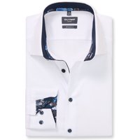 OLYMP Luxor, bügelfreies Business Hemd, modern fit, Weiß, Kent, 45 von OLYMP Luxor