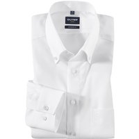 OLYMP Luxor, Bügelfreies Business Hemd, modern fit, Weiß, Button-down, 39 von OLYMP Luxor