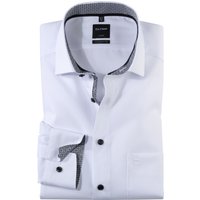 OLYMP Luxor, Bügelfreies Business Hemd, modern fit, Grau, Extra langer Arm, Kent, 37 von OLYMP Luxor