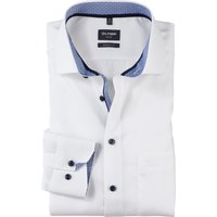 OLYMP Luxor, Bügelfreies Business Hemd, modern fit, Weiß, Extra langer Arm, Kent, 38 von OLYMP Luxor