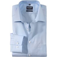 OLYMP Luxor, bügelfreies Business Hemd, modern fit, Blau, Kent, 46 von OLYMP Luxor