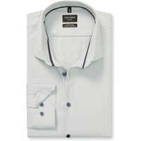 OLYMP No. Six 24/Seven, atmungsaktives Stretch Hemd, super slim, Kitt, Kent, 38 von OLYMP No. Six 24/Seven