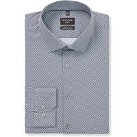 OLYMP No. Six 24/Seven, atmungsaktives Stretch Hemd, super slim, Kitt, Kent, 46 von OLYMP No. Six 24/Seven