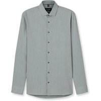 OLYMP No. Six 24/Seven, atmungsaktives Stretch Hemd, super slim, Grün, Kent, 42 von OLYMP No. Six 24/Seven