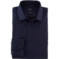 OLYMP No. Six 24/Seven, atmungsaktives Stretch Hemd, super slim, Blau, Kent, 41 von OLYMP No. Six 24/Seven