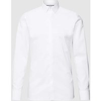OLYMP No. Six Slim Fit Business-Hemd mit Kentkragen Modell 'URBAN KENT' in Weiss, Größe 39 von OLYMP No. Six