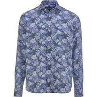 OLYMP SIGNATURE Casual, Premium Leinenhemd, tailored fit, Grün, Extra langer Arm, Kent, 44 von OLYMP SIGNATURE Casual