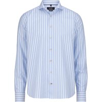 OLYMP SIGNATURE Casual, tailored fit, Blau, Streifen, Haifisch, 39 von OLYMP SIGNATURE Casual