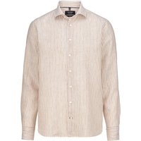 OLYMP SIGNATURE Casual, tailored fit, Braun, Streifen, Kent, 43 von OLYMP SIGNATURE Casual