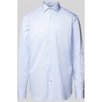 OLYMP SIGNATURE SLIM FIT Slim Fit Businesshemd aus hochwertiger Baumwolle Modell 'SAVIO' in Bleu, Größe 40 von OLYMP SIGNATURE SLIM FIT