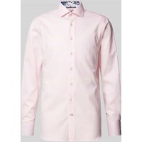 OLYMP SIGNATURE SLIM FIT Slim Fit Business-Hemd mit Kentkragen Modell 'Savio' in Rosa, Größe 38 von OLYMP SIGNATURE SLIM FIT