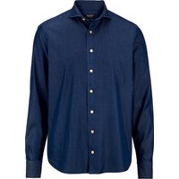 OLYMP SIGNATURE Casual, tailored fit, Blau, Extra langer Arm, Hai, 39 von OLYMP SIGNATURE Casual