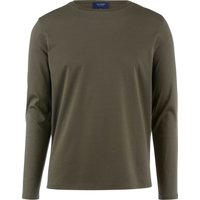 OLYMP SIGNATURE Wirk Premium Longsleeve Herren, Oliv, L von OLYMP SIGNATURE Wirk