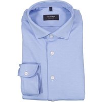 OLYMP Signature Herren Hemden blau Jersey von OLYMP Signature