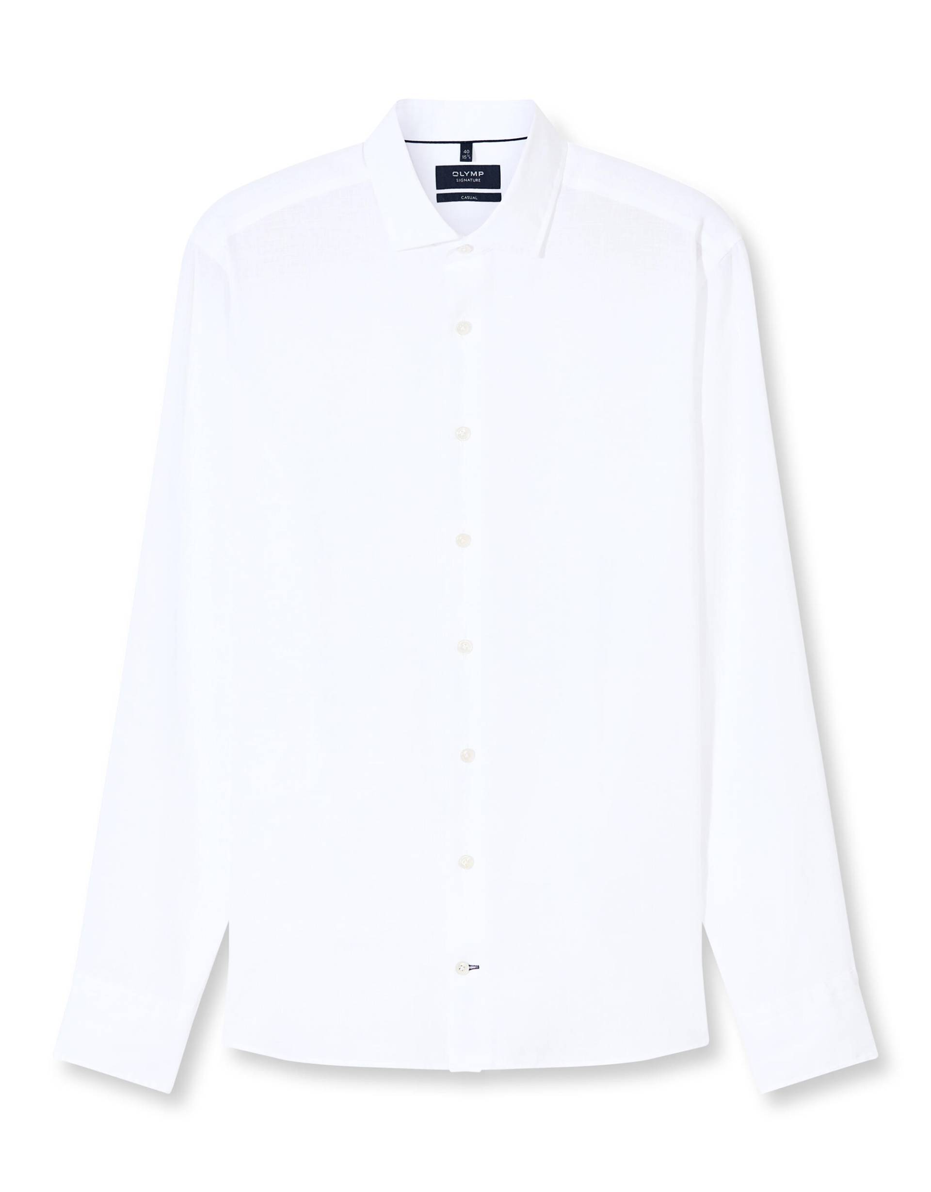 OLYMP Signature - OLYMP SIGNATURE Casual weiß - Gr. - 40 von OLYMP Signature