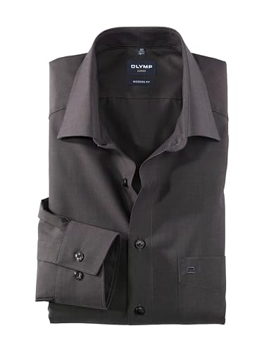 Herren Hemd "Modern Fit" Langarm Anthrazit Gr.41 von OLYMP