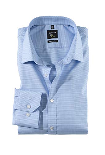 Herren Hemd No. 6 Super Slim Fit Langarm, hellblau, Gr. 42 von OLYMP