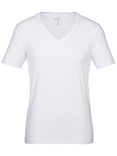 OLYMPHerren T-Shirt Level Five body Fit, Weiß, L von OLYMP