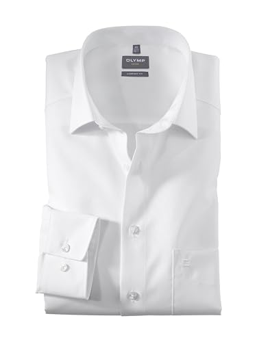 Olymp Herren Langarmhemd - Luxor Modern Fit, Gr.44, Farbe Weiß Olymp Herren Langarmhemd - Luxor Modern Fit, Gr.44, Farbe Weiß von OLYMP