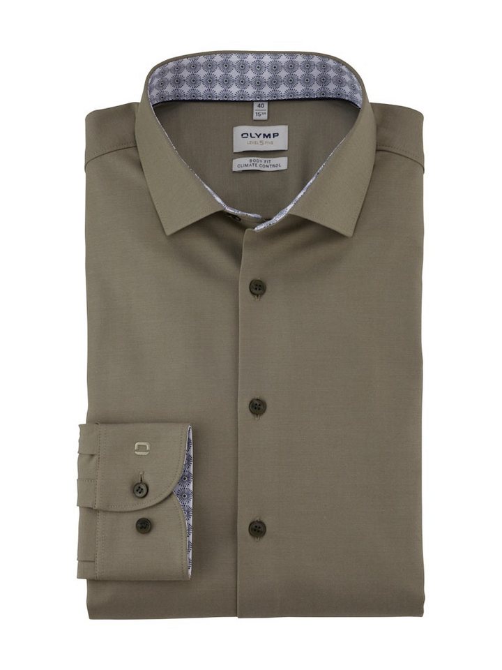 OLYMP Businesshemd 207774-Hemden graugr?n von OLYMP