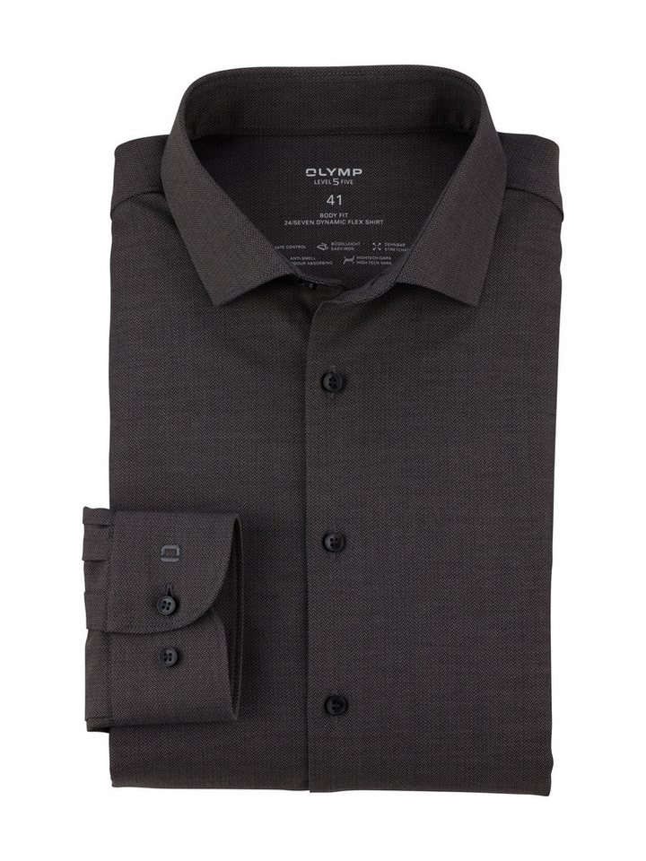 OLYMP Businesshemd 24/7 - Level 5 mit feiner Struktur von OLYMP