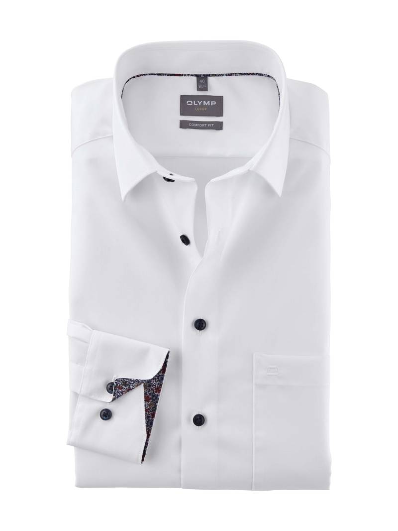 OLYMP - Businesshemd - Comfort fit weiß - Gr. - 47 von OLYMP