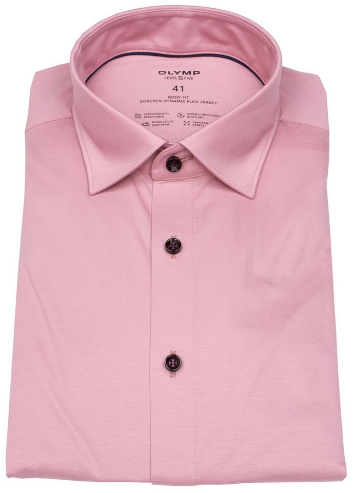 OLYMP Businesshemd Level 5 stark tailliert Kentkragen von OLYMP
