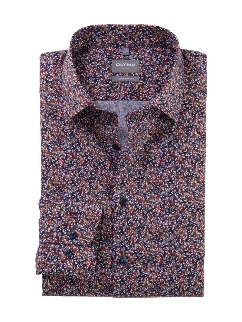 OLYMP - Comfort Fit : Businesshemd violet - Gr. - 43 von OLYMP