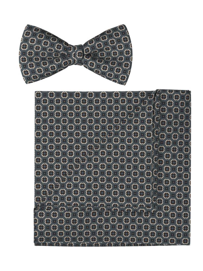 OLYMP - Fliege und Einstecktuch Set grau von OLYMP