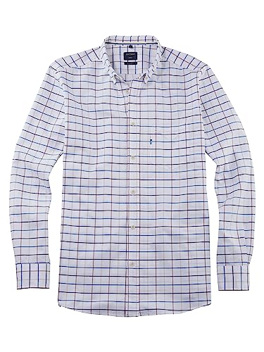 OLYMP Herren Freizeithemd Langarm Casual,Oxfort,Regular fit,Button-Down-Kragen,Weiss 00,3XL von OLYMP