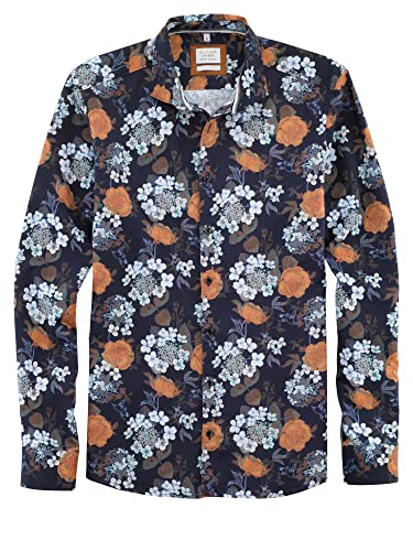 OLYMP Herren Freizeithemd Langarm Level Five Smart Casual,Twill,Body fit,Kent-Kragen,Caramel 24,XXL von OLYMP