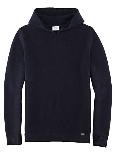 OLYMP Herren Kapuzenpulli Level Five Strick,Uni,Body fit,Marine 18,M von OLYMP