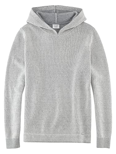 OLYMP Herren Kapuzenpulli Level Five Strick,Uni,Body fit,Off White 01,XXL von OLYMP