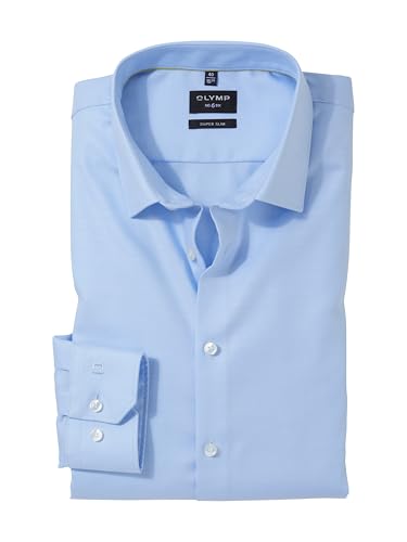 OLYMP Herren Oberhemd Langarm No.Six,Twill,super Slim,Urban Kent,ozon 12,38 OLYMP Herren Oberhemd Langarm No.Six,Twill,super Slim,Urban Kent,ozon 12,38 von OLYMP