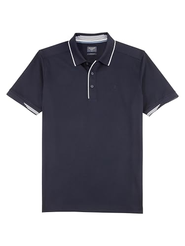 OLYMP Herren Polo-Shirt Kurzarm Casual.Wirk,Interlock,984 Casual Circular Knit Regular fit,99 Marine 18,S von OLYMP