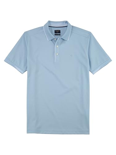 OLYMP Herren Polo-Shirt Kurzarm Casual.Wirk,Interlock,984 Casual Circular Knit Regular fit,99 bleu 11,M von OLYMP