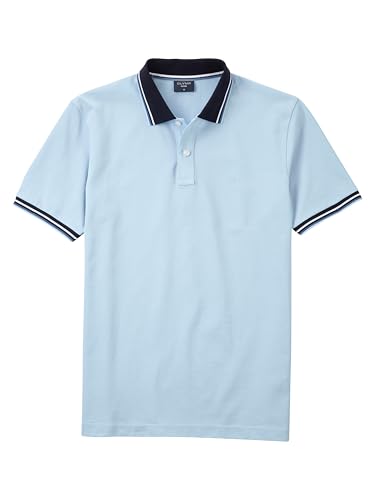 OLYMP Herren Polo-Shirt Kurzarm Casual.Wirk,Pikee,984 Casual Circular Knit Regular fit,99 bleu 11,XXL von OLYMP