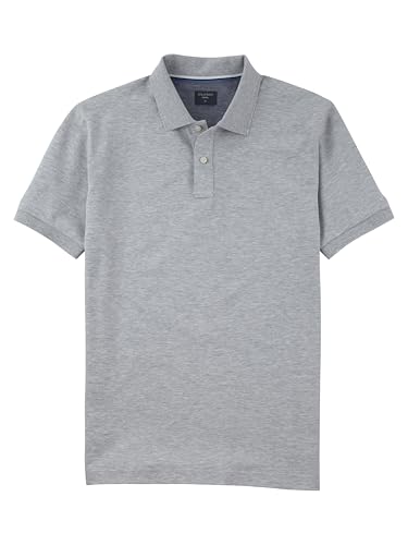 OLYMP Herren Polo-Shirt Kurzarm Casual.Wirk,Pikee,984 Casual Circular Knit Regular fit,99 hellgrau 61,XXL von OLYMP