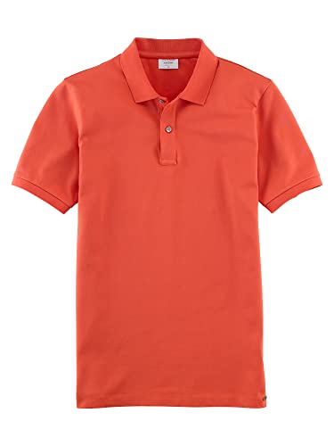 OLYMP Herren Polo-Shirt Kurzarm Level Five Polo,Uni,Body fit,Polo-Kragen,Sienna 36,L von OLYMP