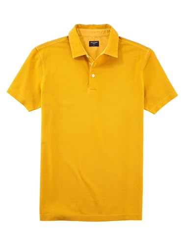 OLYMP Herren Polo-Shirt Langarm Casual.Wirk,Pikee,Regular fit,mais 53,3XL von OLYMP
