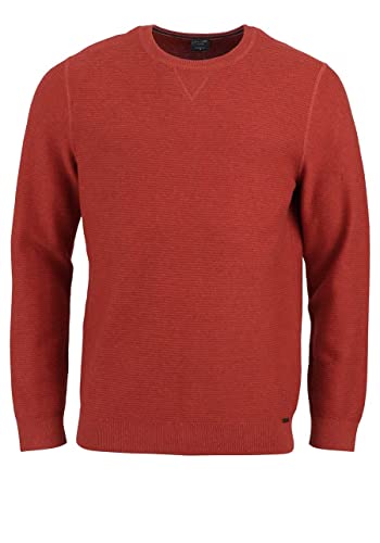 OLYMP Herren Pullover Rundhals Strick,Uni,modern fit,Sienna 36,3XL von OLYMP