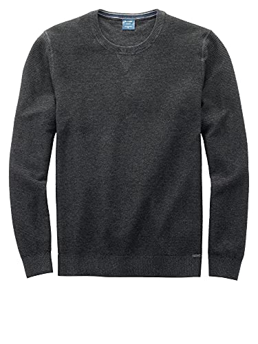 OLYMP Herren Pullover Rundhals Strick,Uni,modern fit,anthrazit 67,3XL von OLYMP