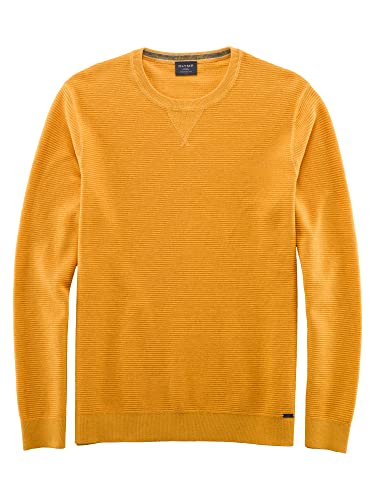 OLYMP Herren Pullover Rundhals Strick,modern fit,Ocker 56,XL von OLYMP