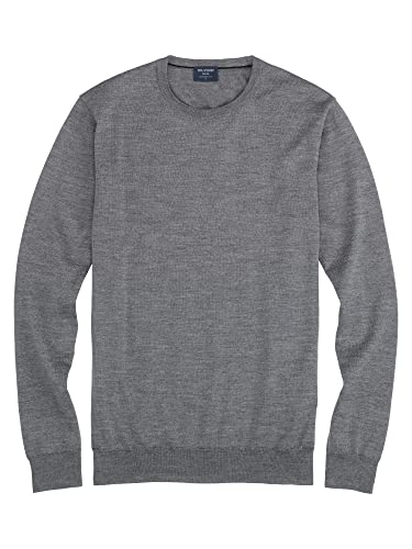 OLYMP Herren Pullover Rundhals Strick,modern fit,Silbergrau 63,S von OLYMP