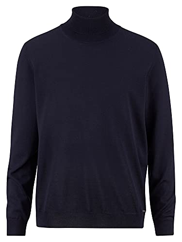 OLYMP Herren Rollkragenpullover Strick,Uni,modern fit,Marine 18,XXL von OLYMP