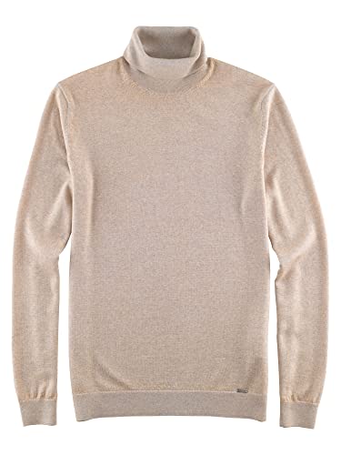 OLYMP Herren Rollkragenpullover Level Five Strick,Body fit,Hellbeige 20,L von OLYMP