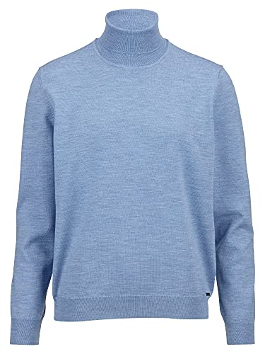 OLYMP Herren Rollkragenpullover Strick,Uni,modern fit,bleu 11,3XL von OLYMP