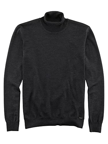 OLYMP Herren Rollkragenpullover Strick,modern fit,Graphit 69,S von OLYMP