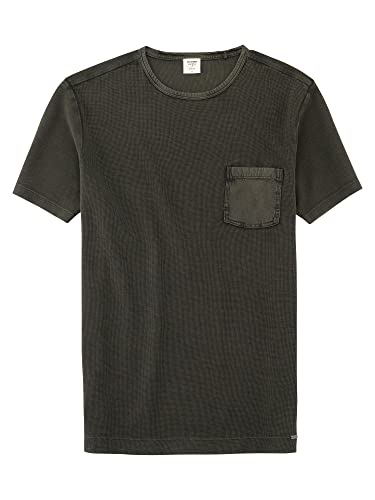 OLYMP Herren T-Shirt Rundhals Level Five T-Shirt,Männer,Uni,Body fit,Oliv 47,S von OLYMP