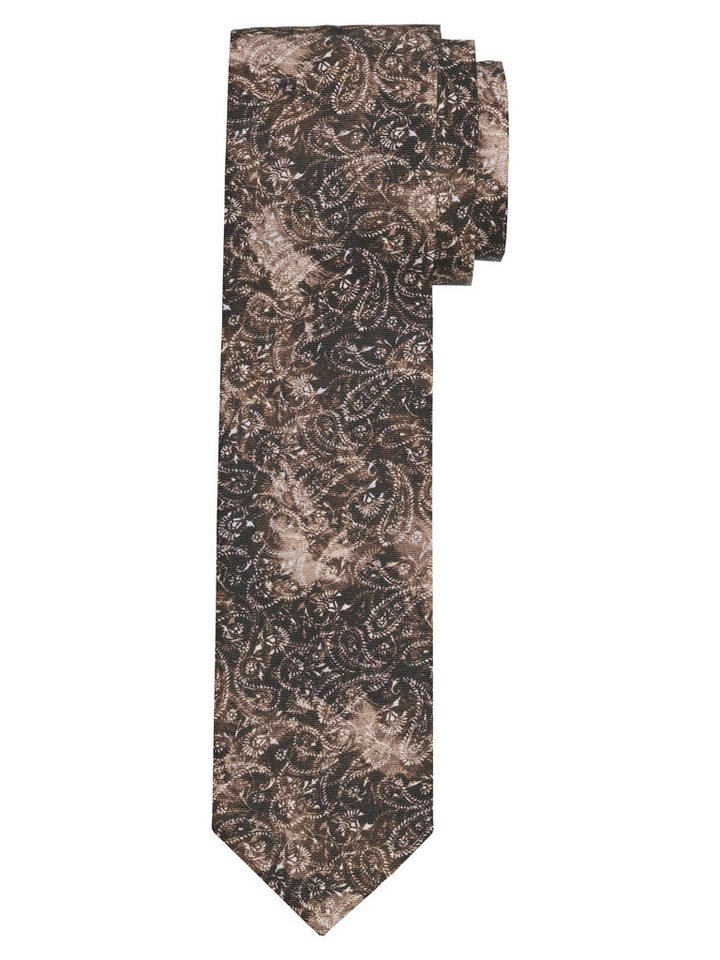 OLYMP Krawatte 1792/20 Krawatten braun von OLYMP